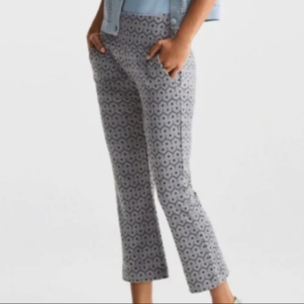 CAbi Tessera crop kick flare pants